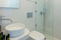 Modern bathroom in the double rooms