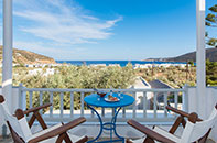 Balcony with view at Platis Gialos